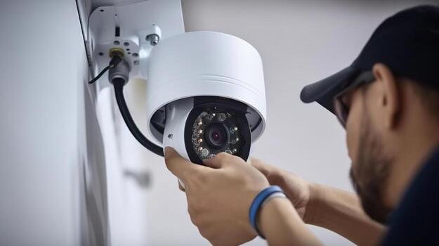 Gate automation motor installation